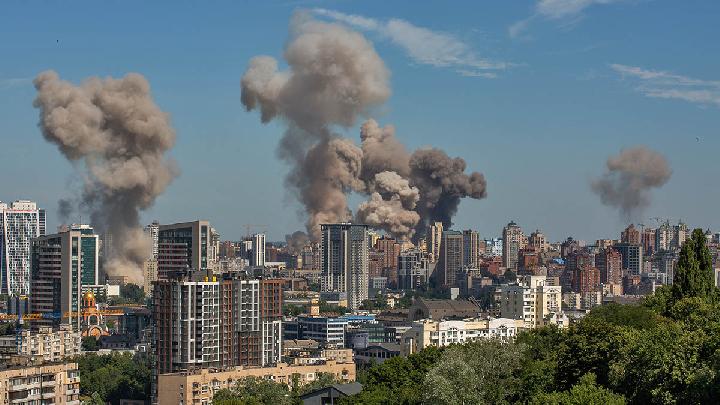 Ukraine: Russian Strike on Kyiv Gas Station Kills 2