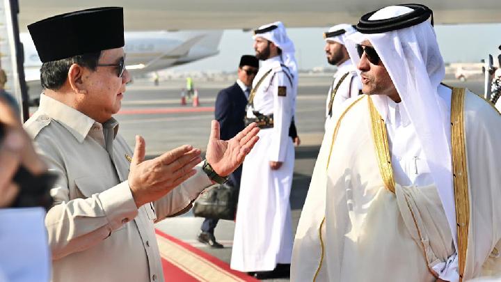 Prabowo Receives Qatari Defense Minister at Merdeka Palace