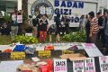 MBG Watch Seals BGN Office, Demanding End to Free Meal Program