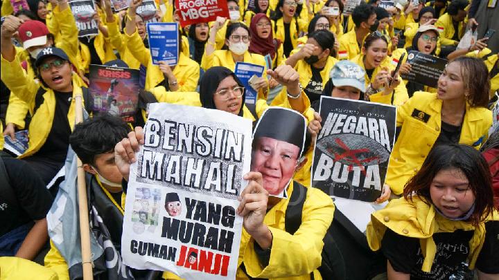 UI Students Skip DPR Protest Over Loss of Trust in Parliament