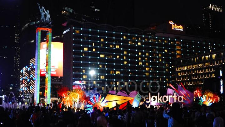 HUT ke-499 Jakarta, Warga Padati Bundaran HI