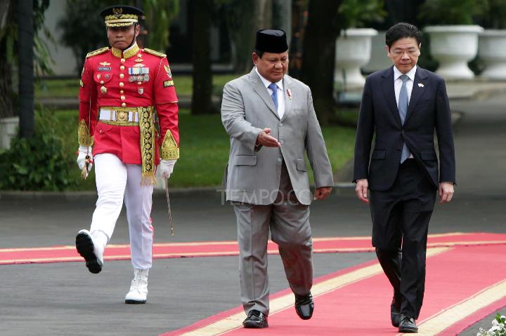 PM Singapura Lawrence Wong Temui Prabowo di Jakarta Besok