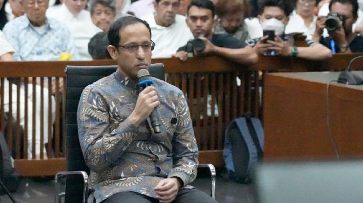 Nadiem Makarim Banding atas Vonis 10 Tahun Bui
