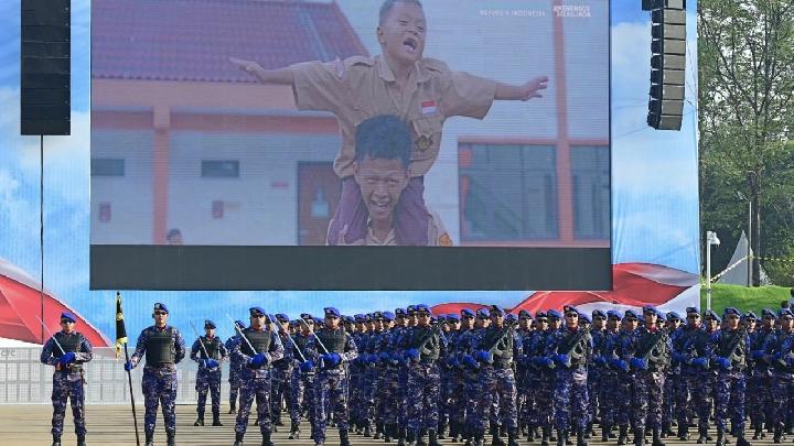 Video Kisah Siswa Sekolah Rakyat Diputar Saat Kegiatan Peringatan Hari Bhayangkara ke-80