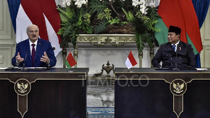 Lukashenko Sambut Rencana Prabowo Buka KBRI di Belarus