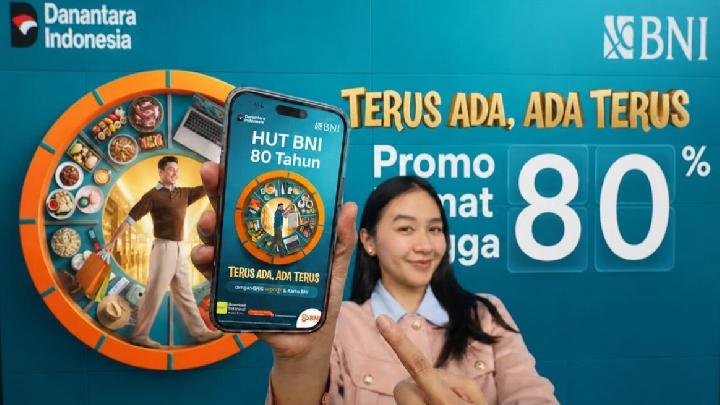 Rayakan HUT ke-80, BNI Hadirkan Promo Spesial ‘Terus Ada, Ada Terus’