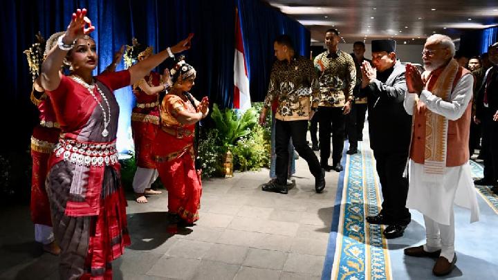 Prabowo Hadiri Acara Diaspora India di Senayan