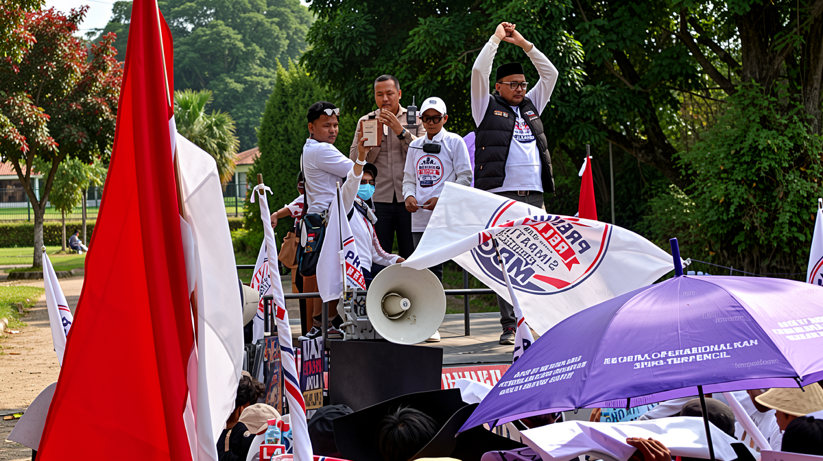 Cerita Demo Dukung MBG: Bangun Dapur Pakai Duit Pribadi