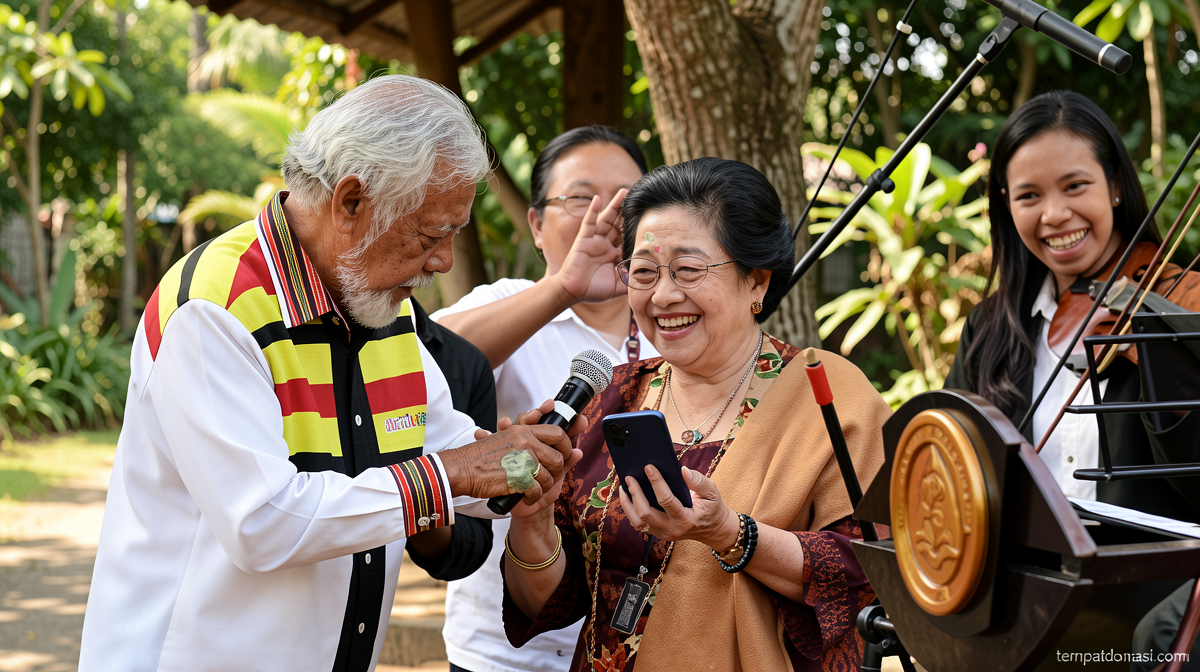 Usai Terima Penghargaan, Megawati Duet dengan Pemimpin Timor-Leste Nyanyikan Cinta Hampa