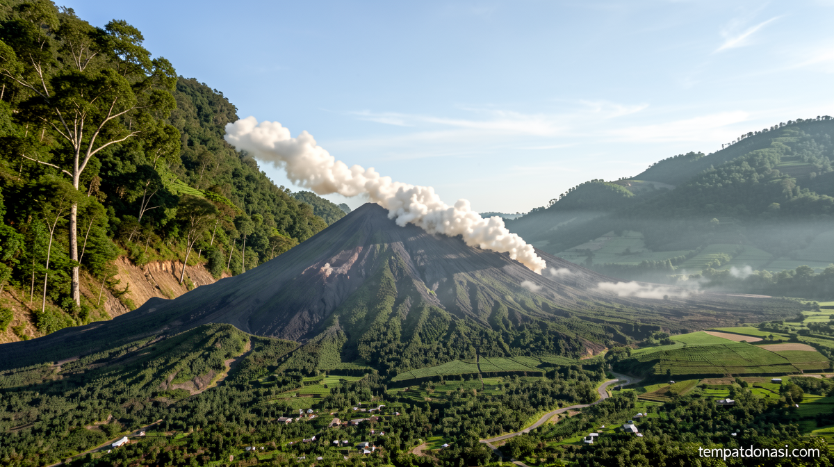 Abu Vulkanik Letusan Gunung Semeru Dinihari Capai 1,2 Km