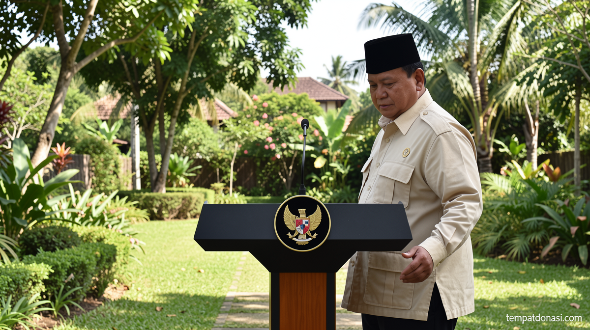 Prabowo Offers Condolences on the Passing of Qatar’s Former Emir