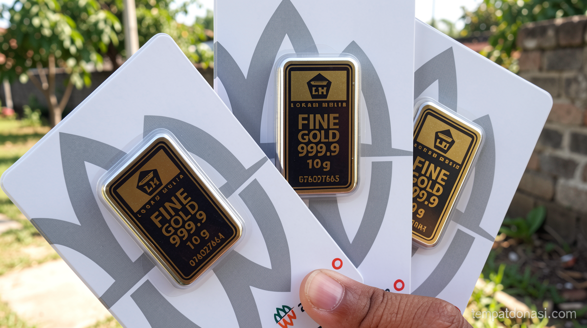 Harga Emas Antam Hari Ini Turun