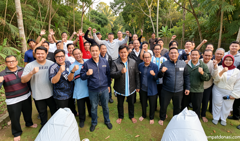 Lewat Nobar Semifinal Piala Dunia, Mentrans Tekankan Pentingnya Kolaborasi