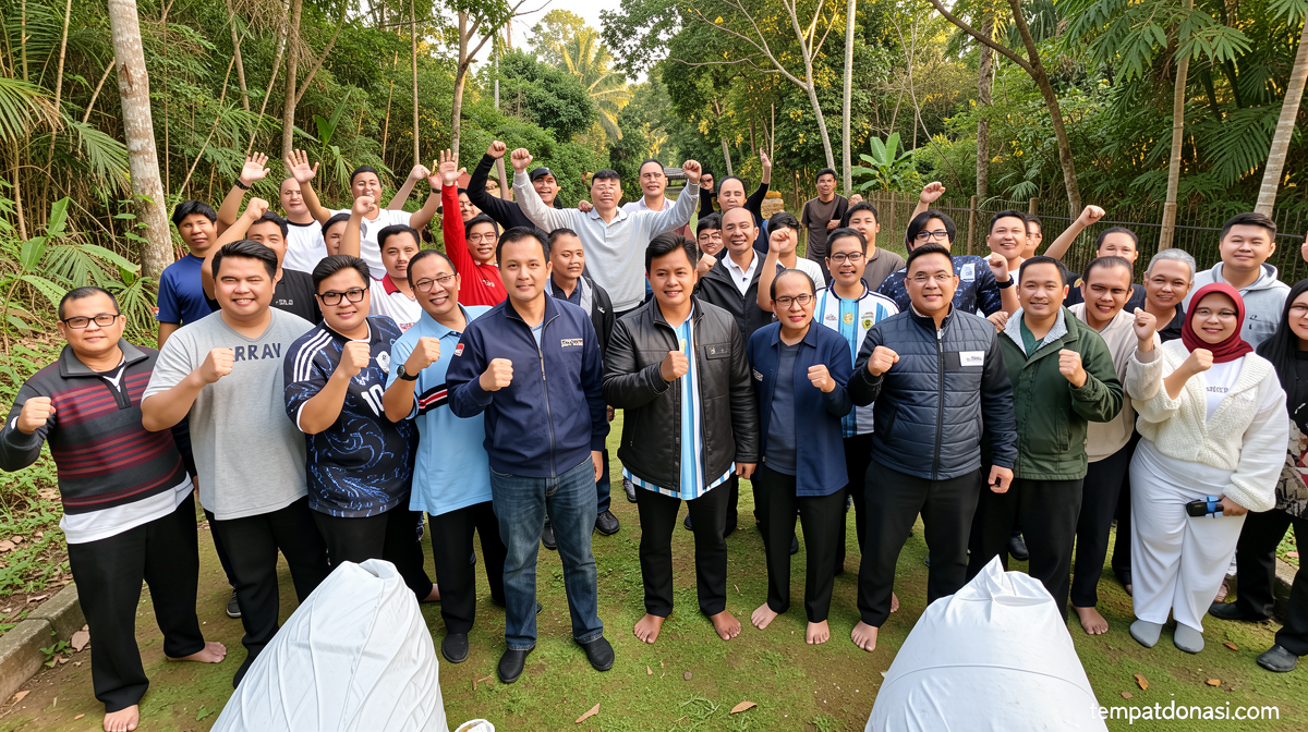 Lewat Nobar Semifinal Piala Dunia, Mentrans Tekankan Pentingnya Kolaborasi