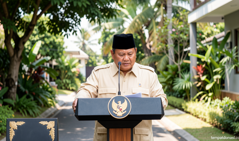 Prabowo Plans Budget Cuts for TNI-Police