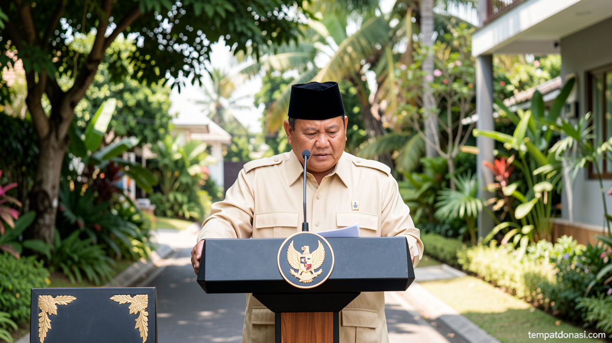 Prabowo Plans Budget Cuts for TNI-Police