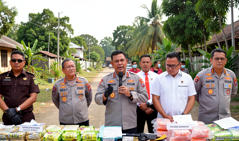 Polda Sumut Sita 5,3 Ton Narkotika pada Paruh Pertama 2026