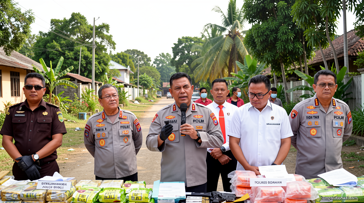 Polda Sumut Sita 5,3 Ton Narkotika pada Paruh Pertama 2026
