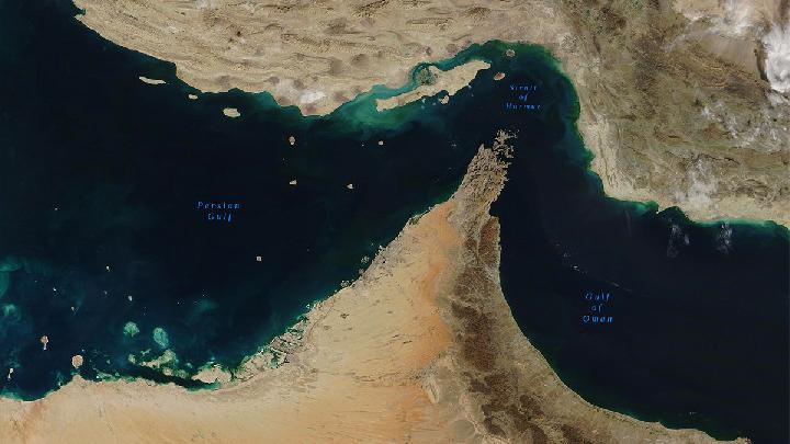 Strait of Hormuz Attacks Spill Oil into Persian Gulf