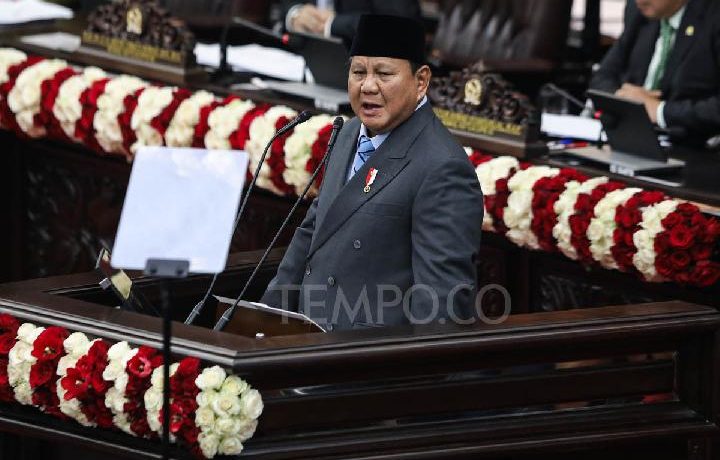 Prabowo Says Disaster Mitigation Budget Must Be Increased