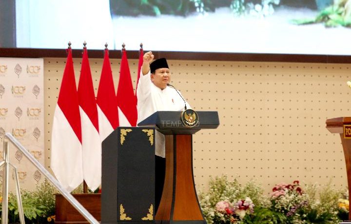 Prabowo Says Indonesia Must Get Stronger to Help Palestine