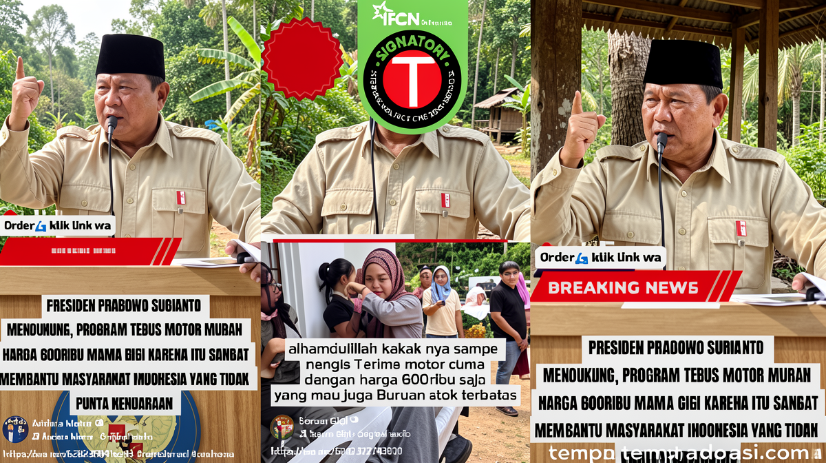 Fact Check: Did Prabowo, Raffi Ahmad Promote a Rp600,000 Motorcycle Program?